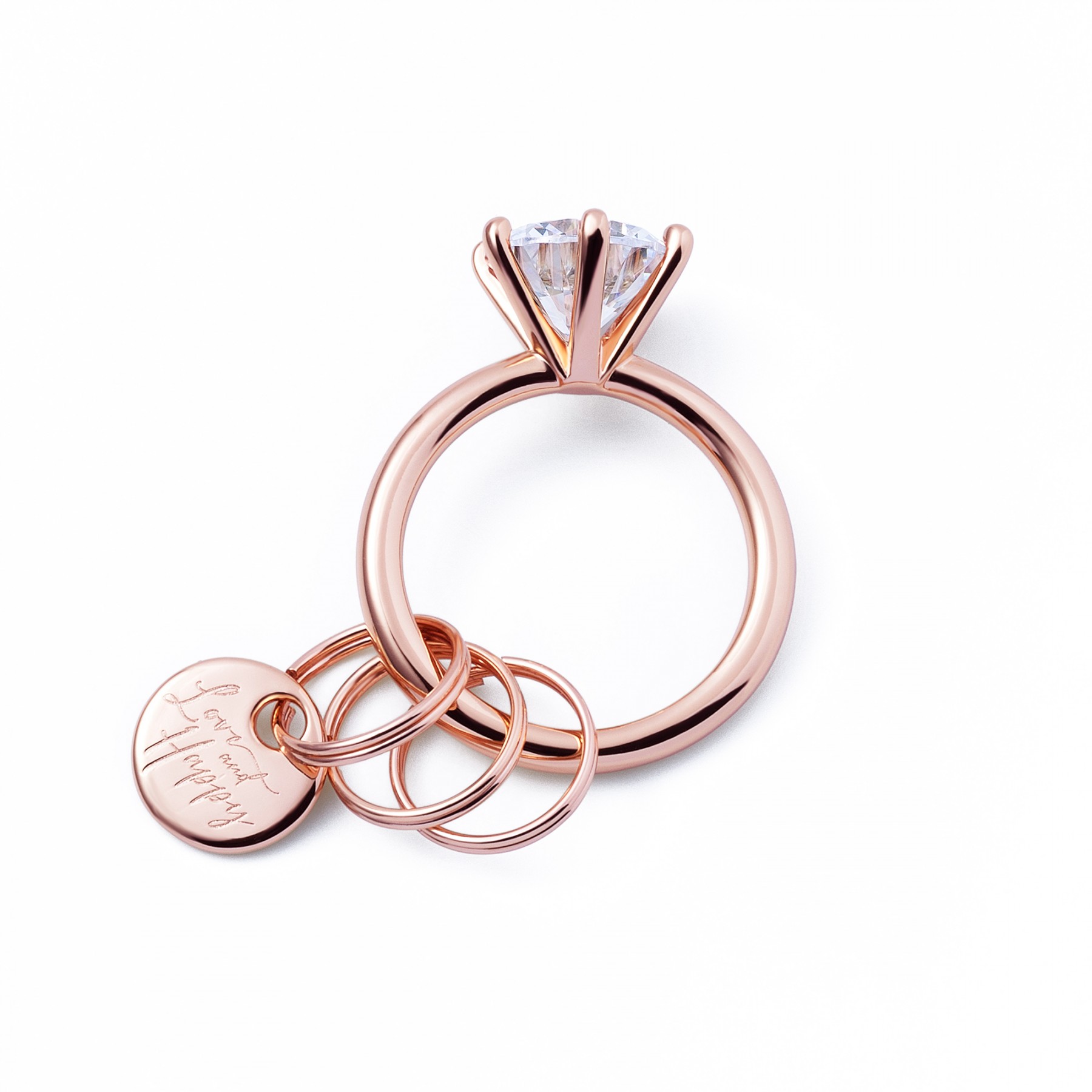 キーリング（光沢） KISS-KEYRING03-PI｜THE KISS（ザ・キッス）公式通販