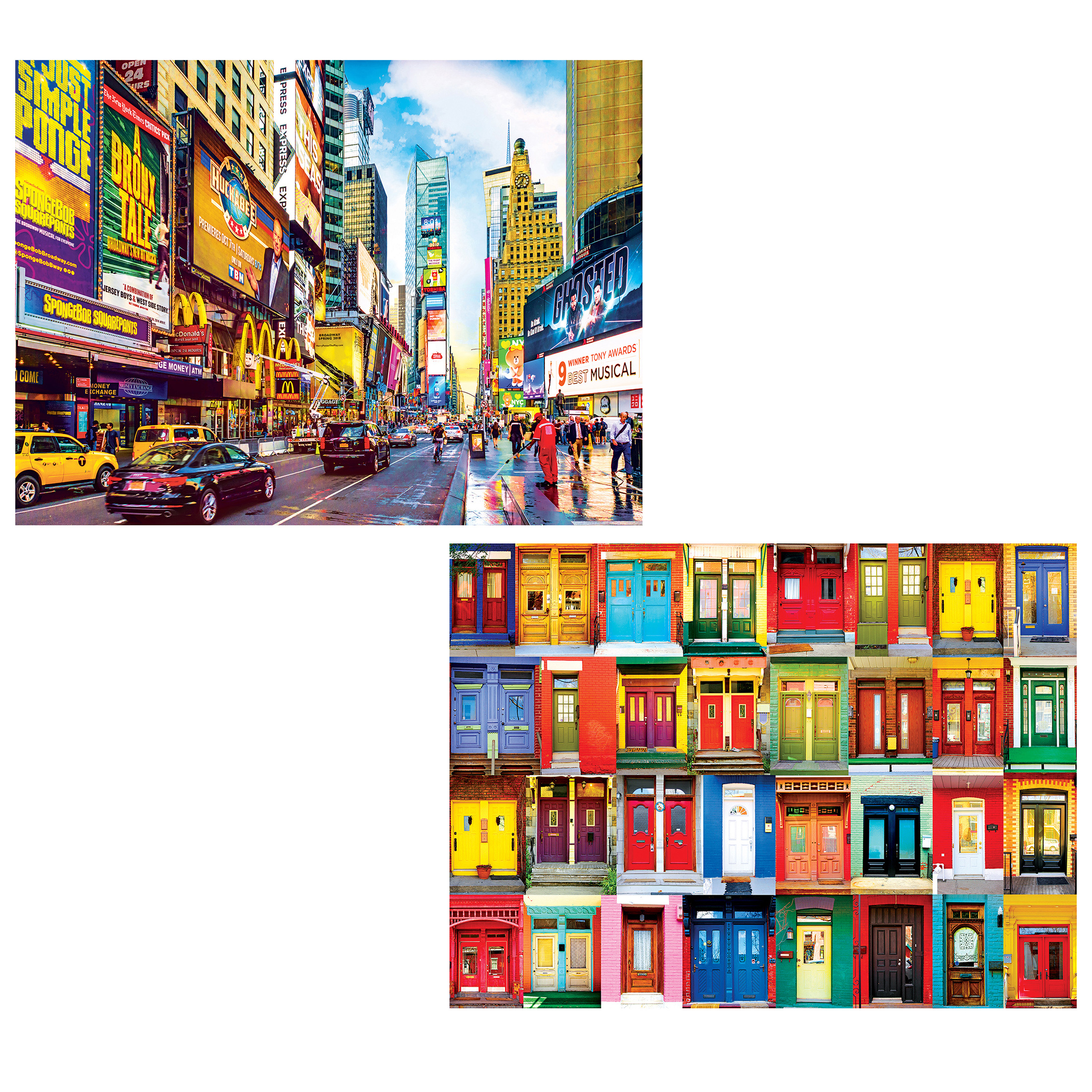 RoseArt - KODAK 2 pack - Colorful Montreal Doors and Time