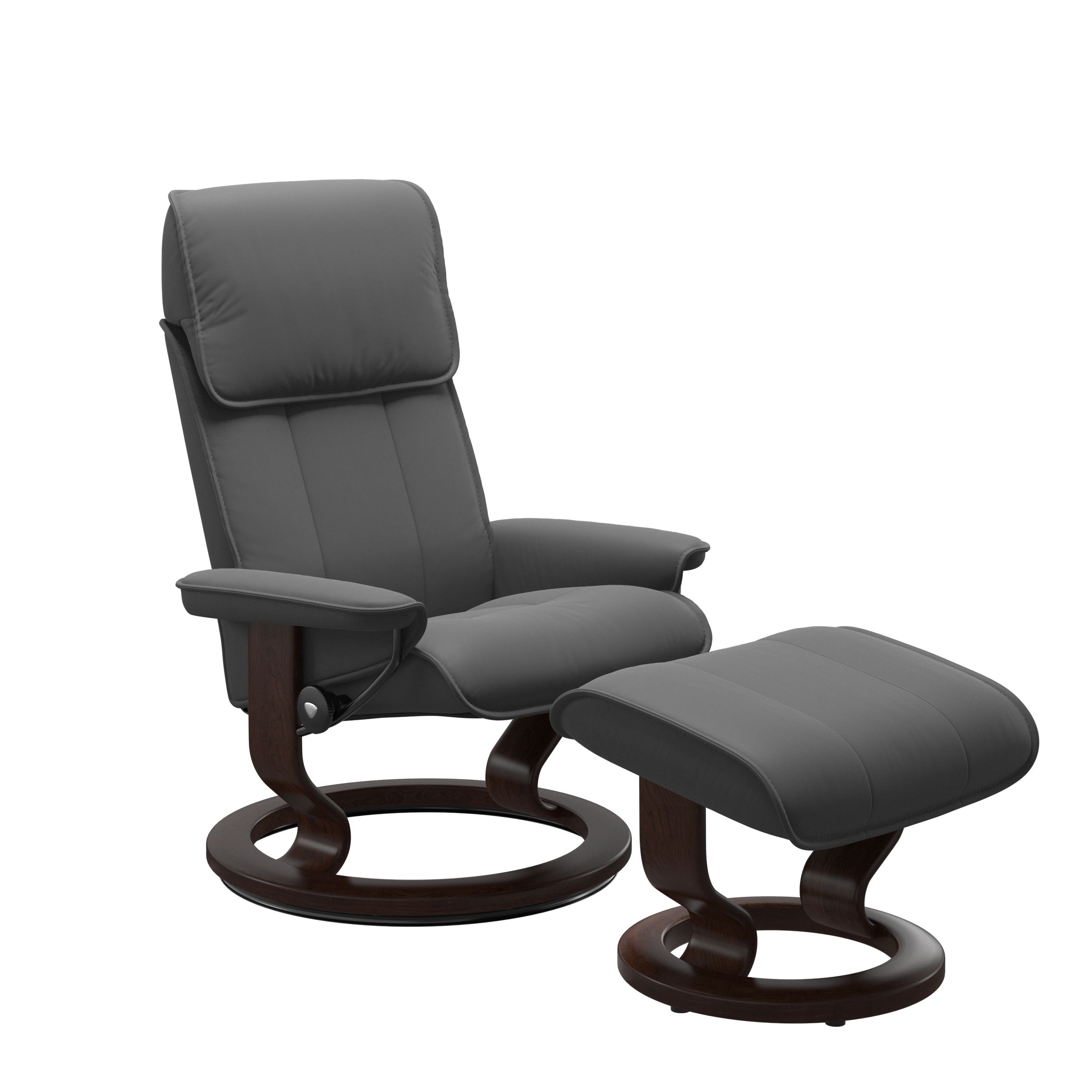 Stressless® Admiral (M) クラシック オットマン付 | Recliners