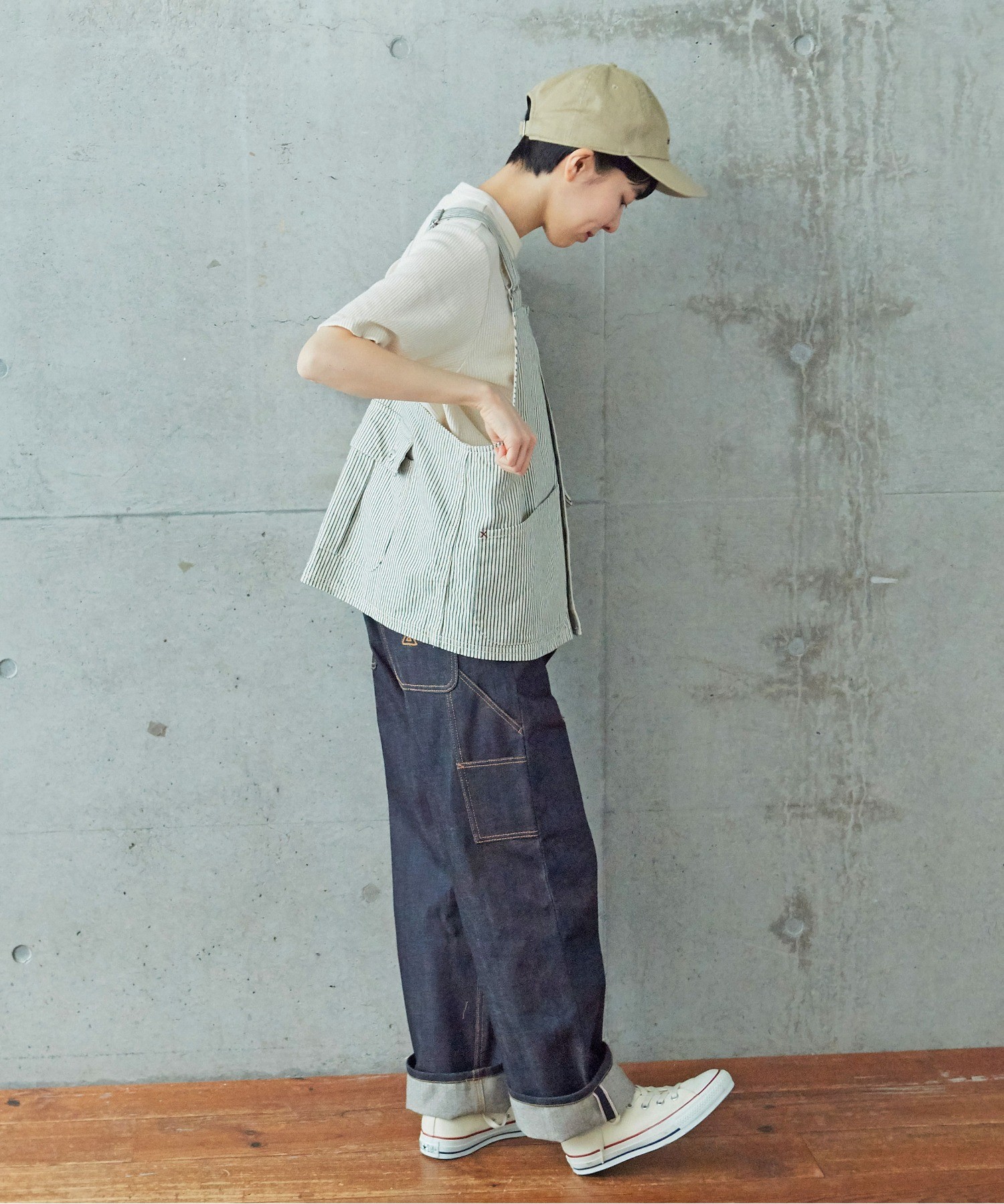 AMBIDEX Store △〇カイハラデニム ペインターパンツ(S ワンウォッシュ