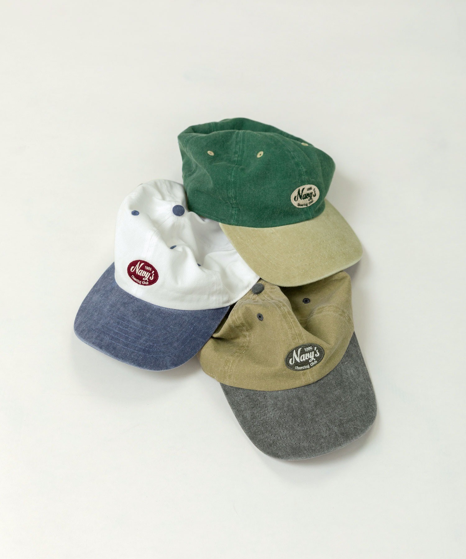 AMBIDEX Store △○NAVYS cheering club バイカラーキャップ(F