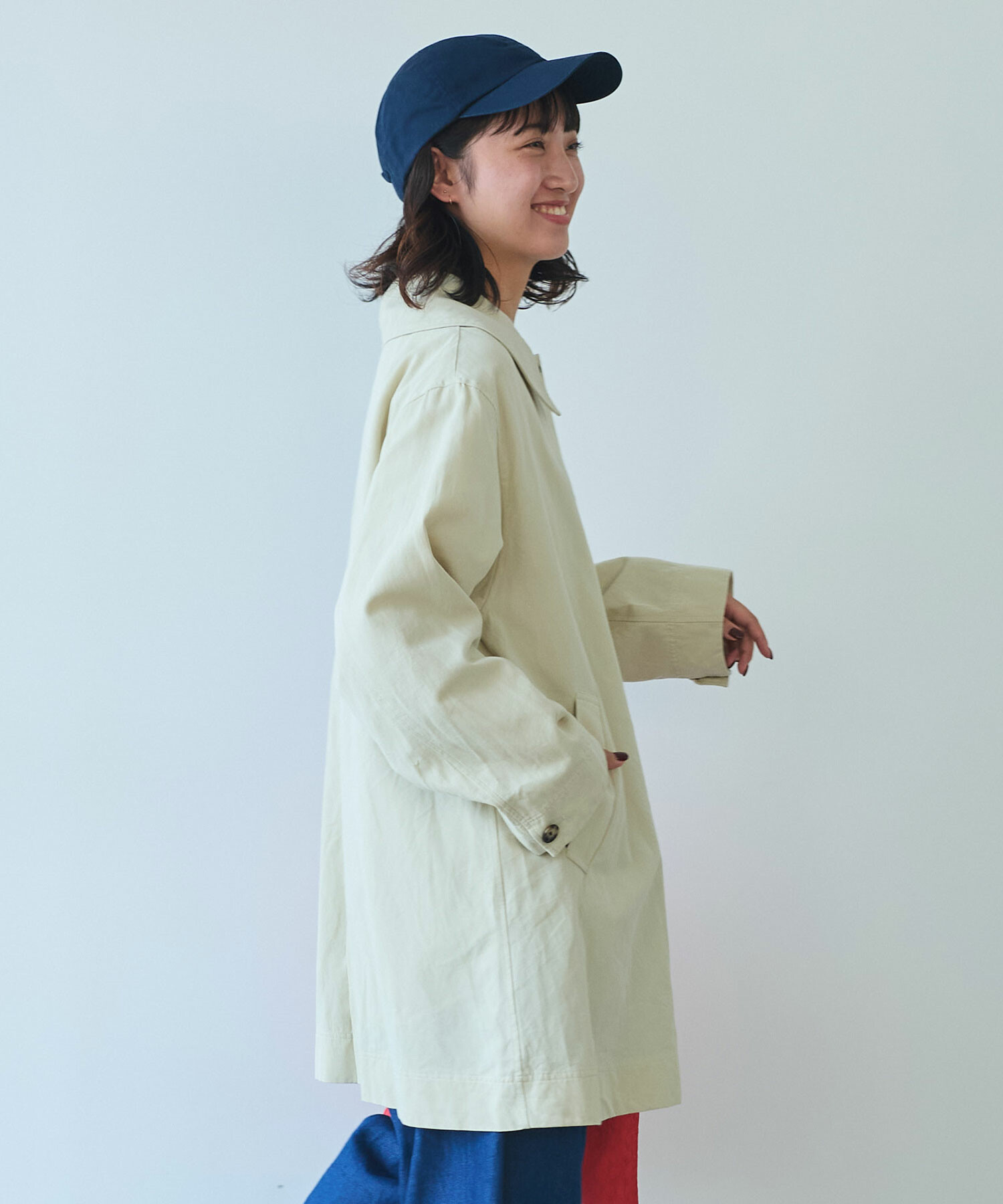 AMBIDEX Store △〇 強撚コットン / リネン ツイル ナチュラル