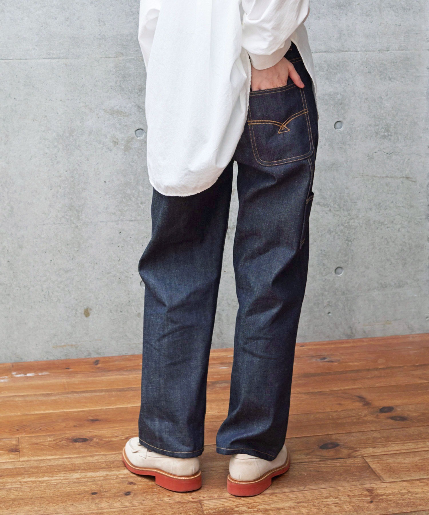 AMBIDEX Store △〇カイハラデニム ペインターパンツ(S ワンウォッシュ