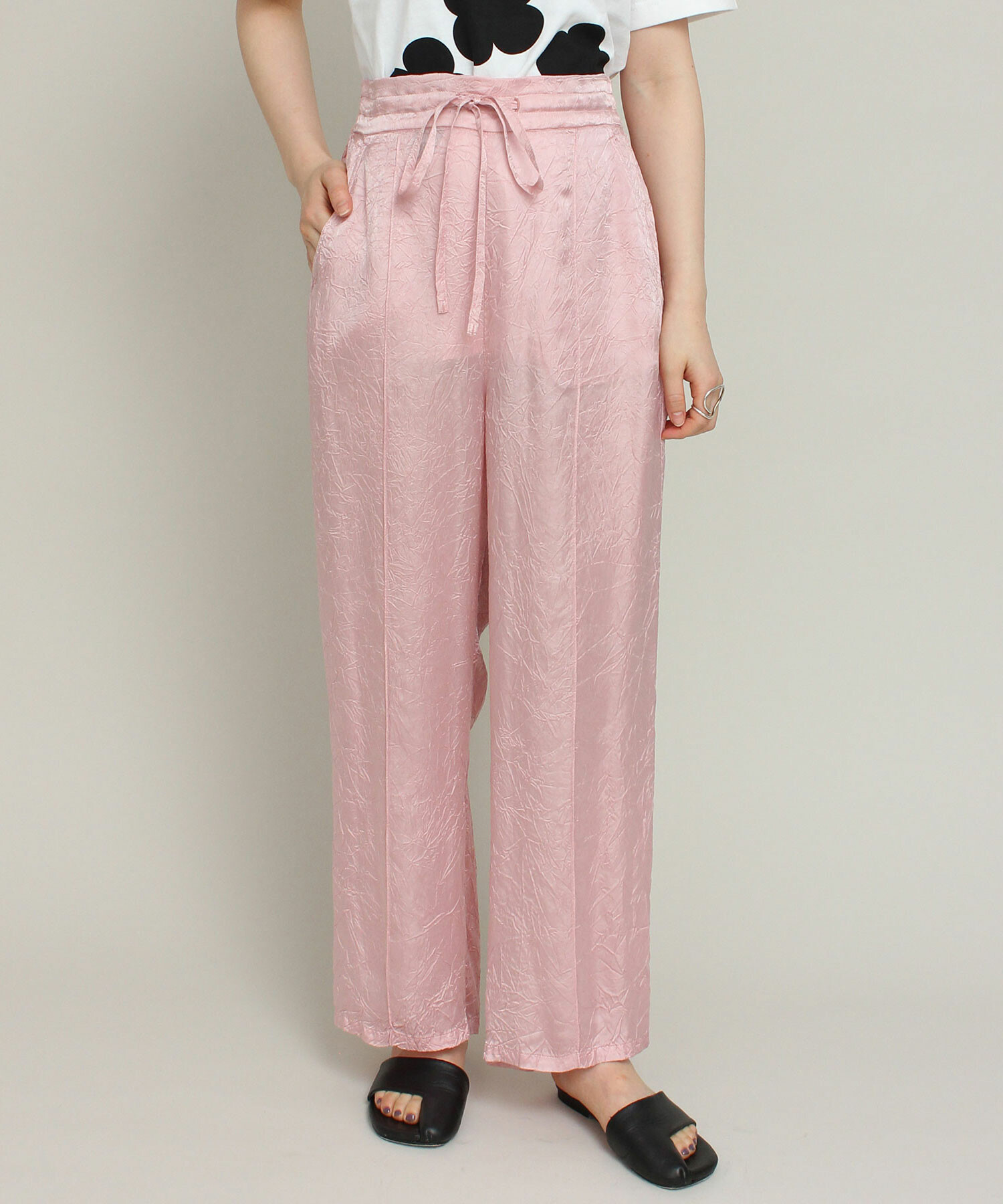 UNDERCOVER ピンク ワイドパンツ UNDERCOVER ピンク ワイドパンツ