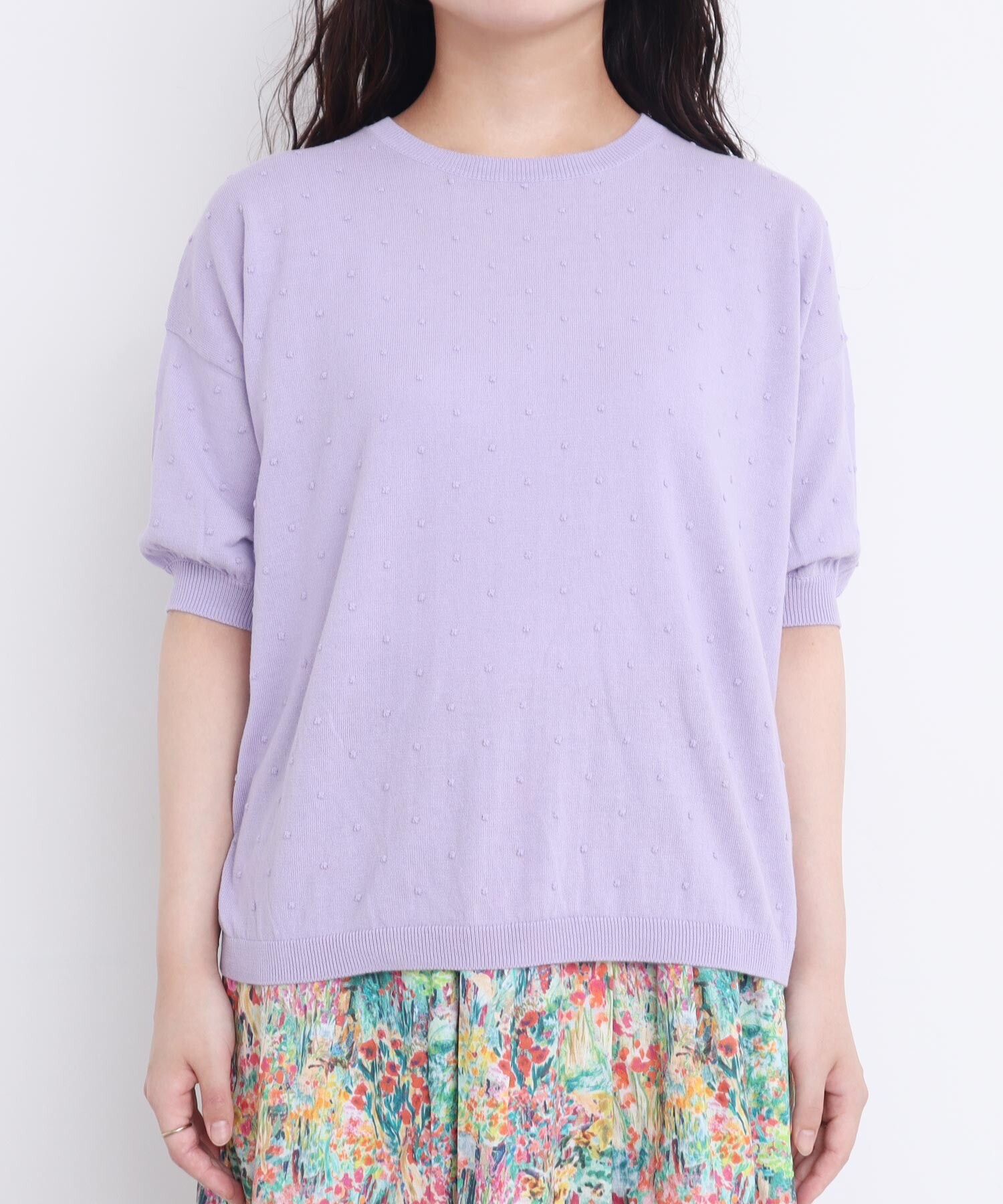 AMBIDEX Store ぽんぽんサマーニット(F グレー): l'atelier du savon