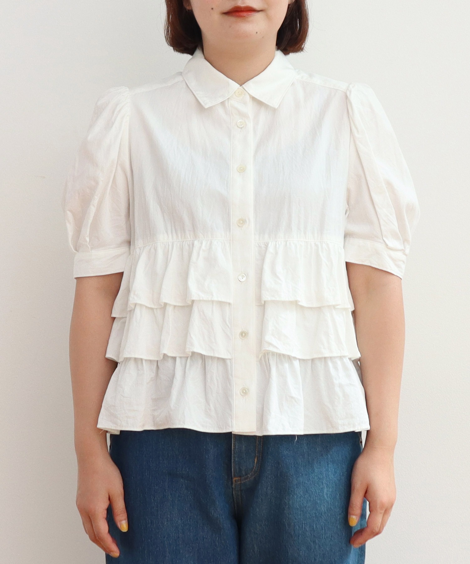 AMBIDEX Store ○オックス ナチュラルトリプルワッシャー 3段フリル