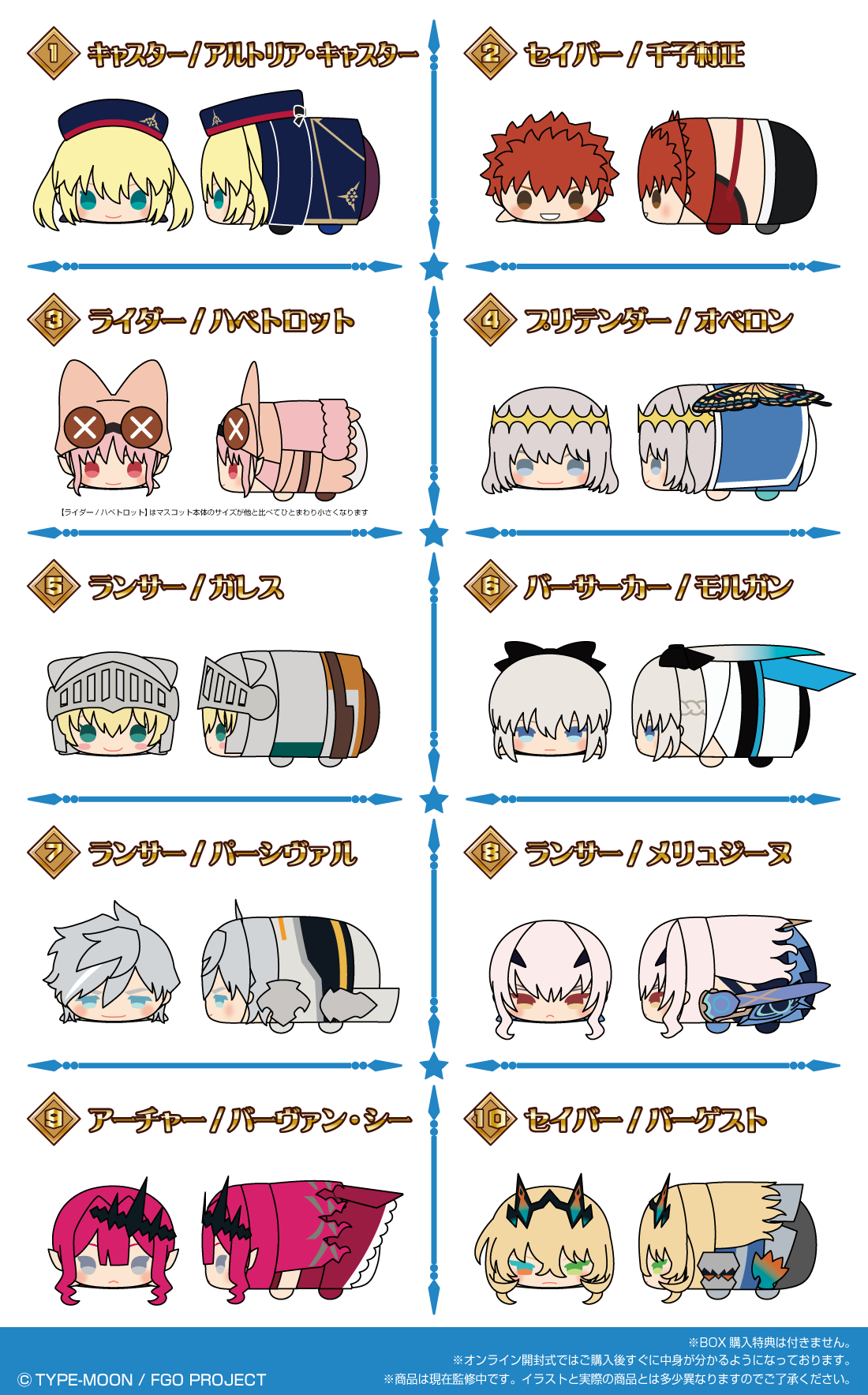 もちもちマスコット Fate/Grand Order vol.11 単品販売 | もちもち