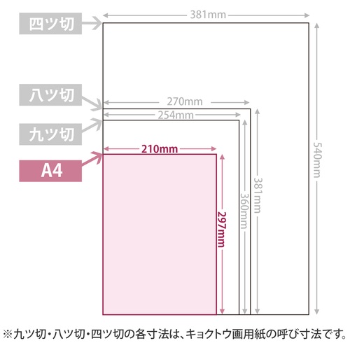 スマートスクール / 白画用紙 A4 厚口 100枚 KE125
