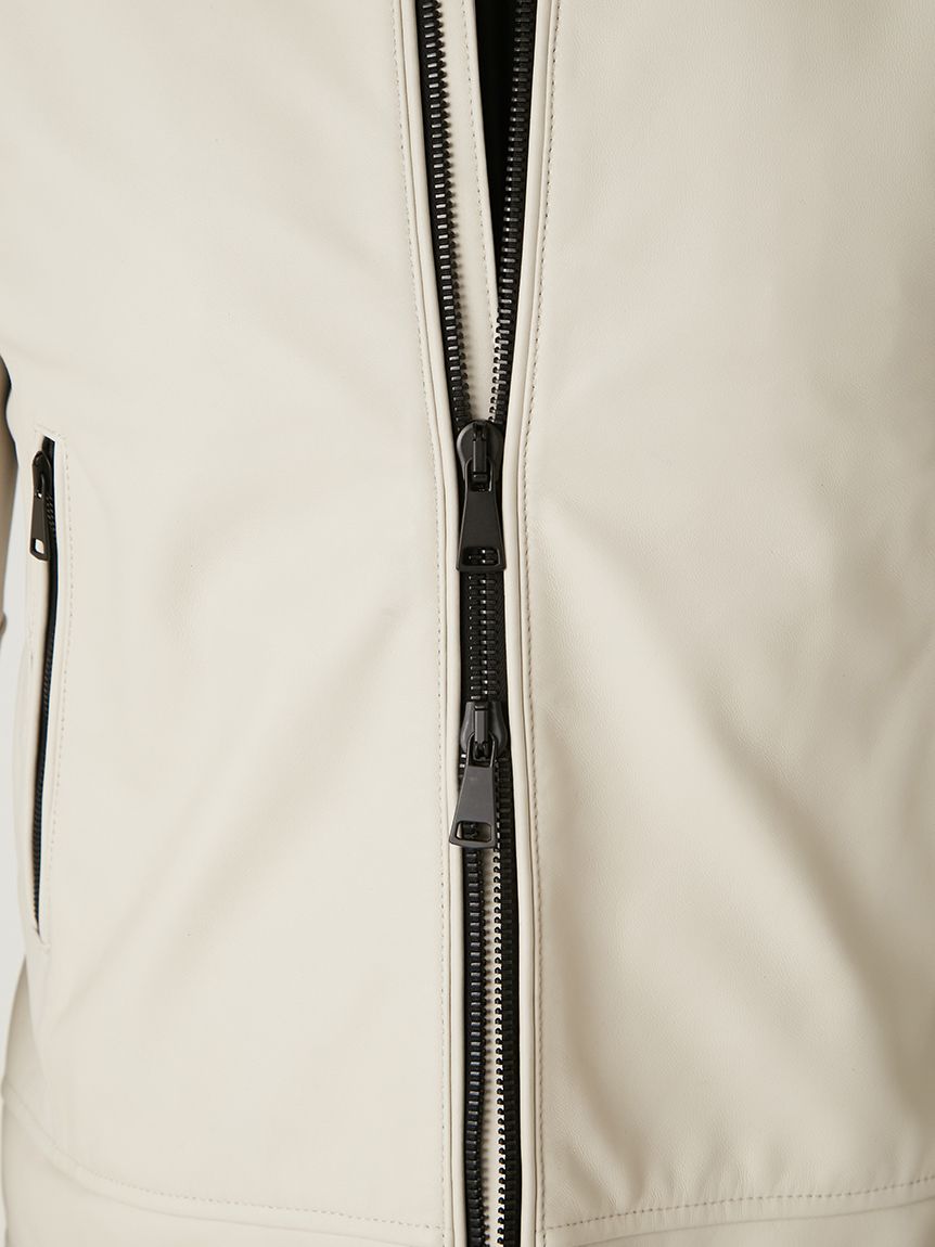 イタリアンレザーライダースジャケット(ブルゾン)｜アウター｜AOURE