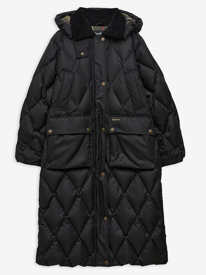 Yasminキルティング ダウン ジャケット ロング（レディース）｜コート