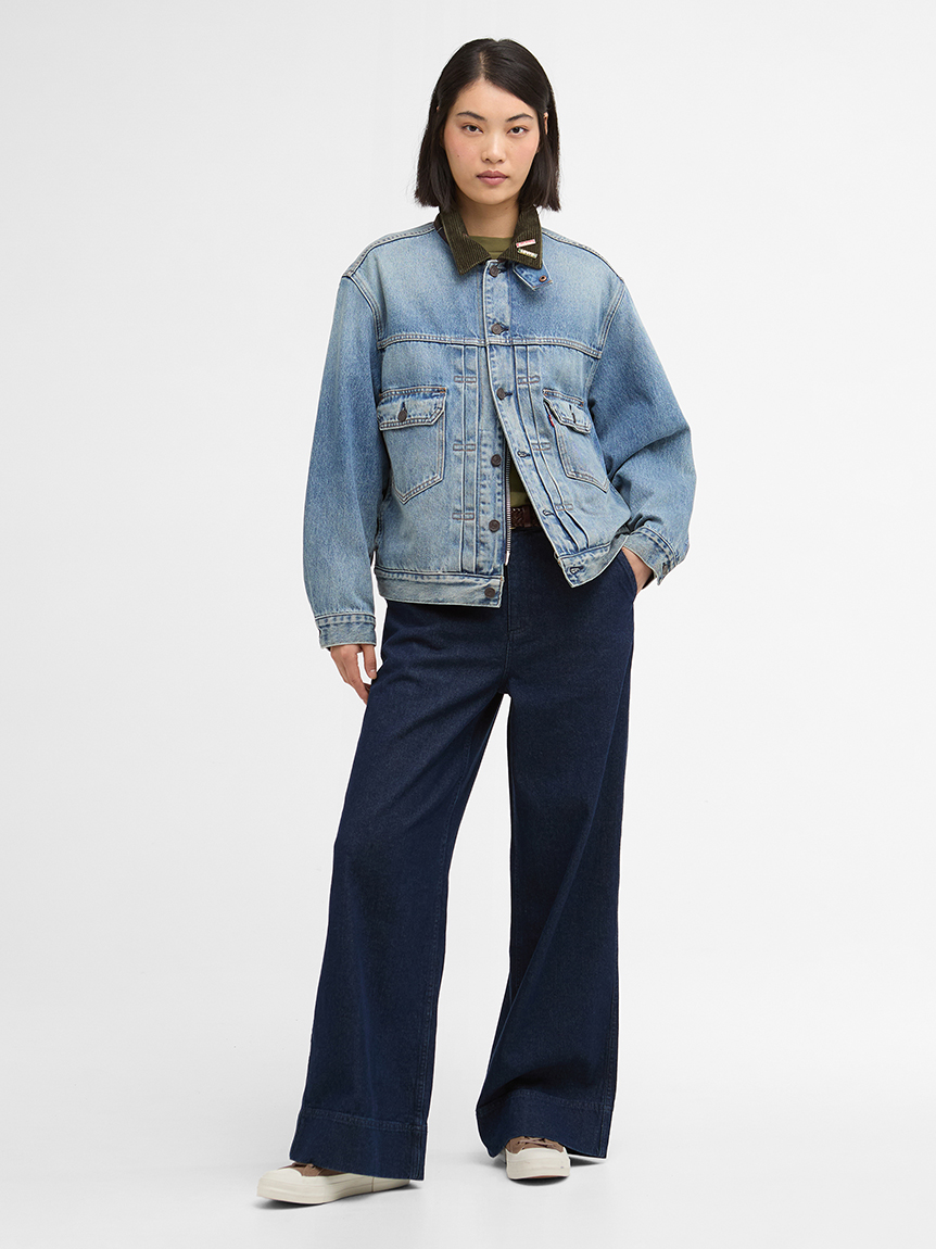 Barbour × Levi's》Type2 トラッカー ジャケット ｜ノンワックス