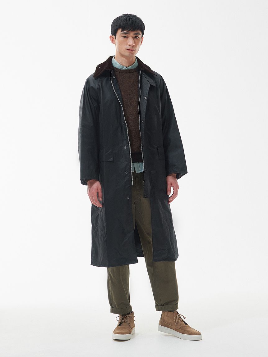 BURGHLEY / バーレー】ワックス コットン ロング コート （ オーバー