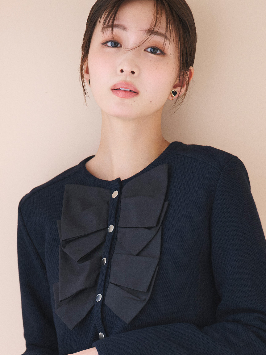 HANAE MORI×CELFORDコラボ】 アーカイブハートイヤリング(ピアス