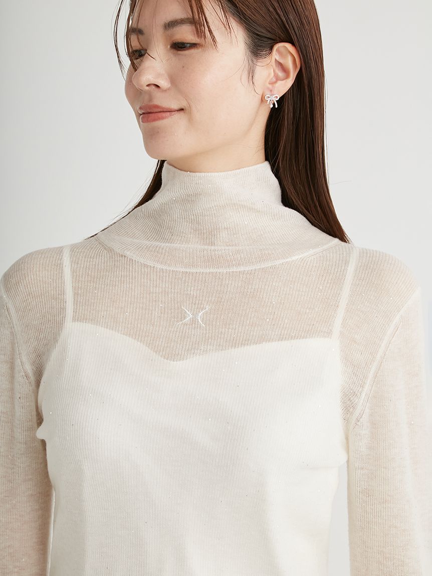 HANAE MORI×CELFORDコラボ】刺繍ニットプルオーバー(ニットプル