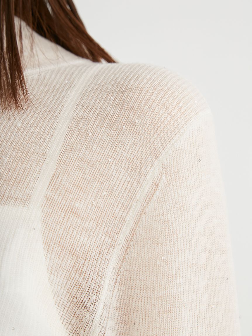 HANAE MORI×CELFORDコラボ】刺繍ニットプルオーバー(ニットプル