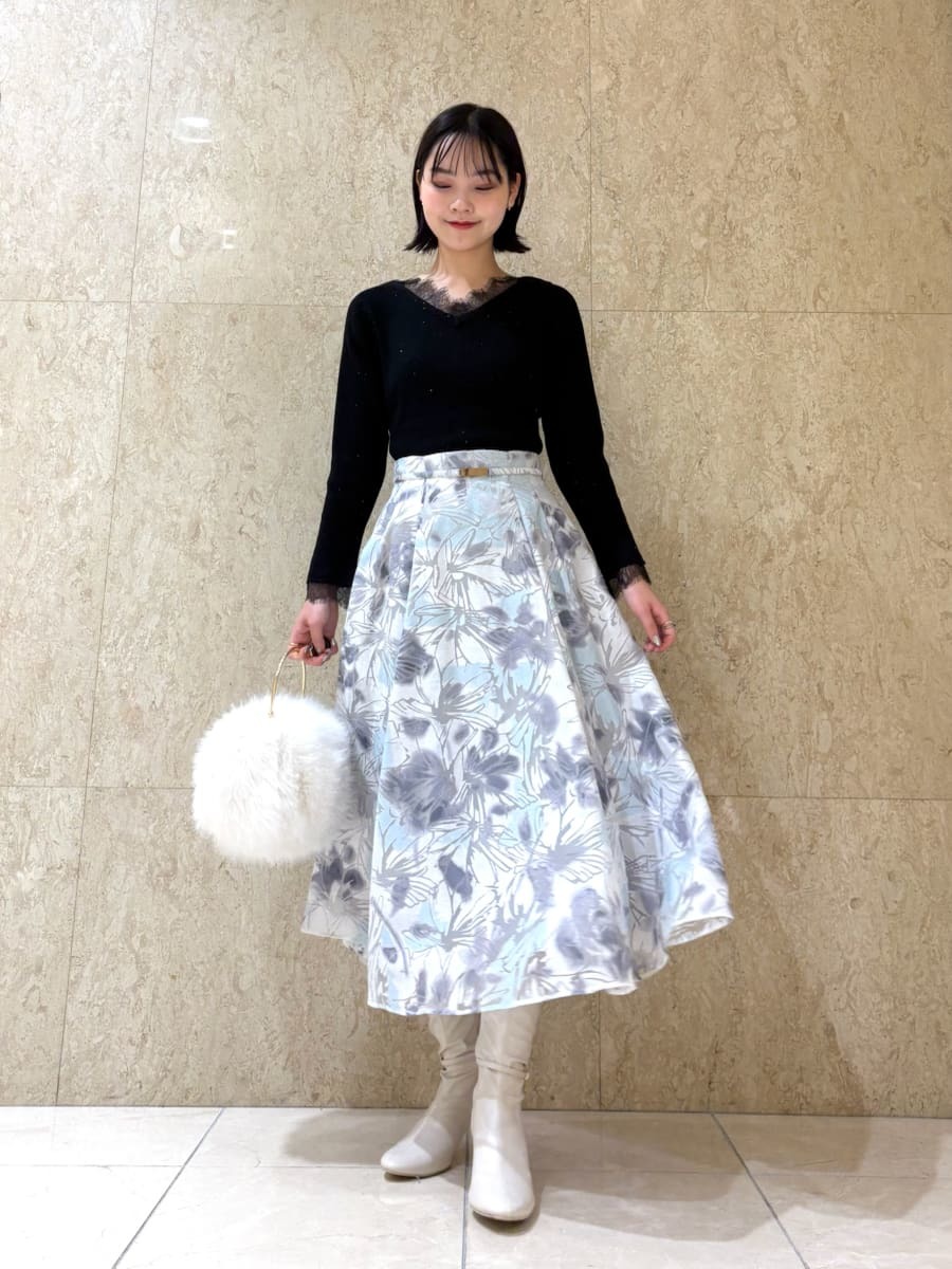 レーストリムニットプルオーバー(ニットプルオーバー)｜TOPS（トップス