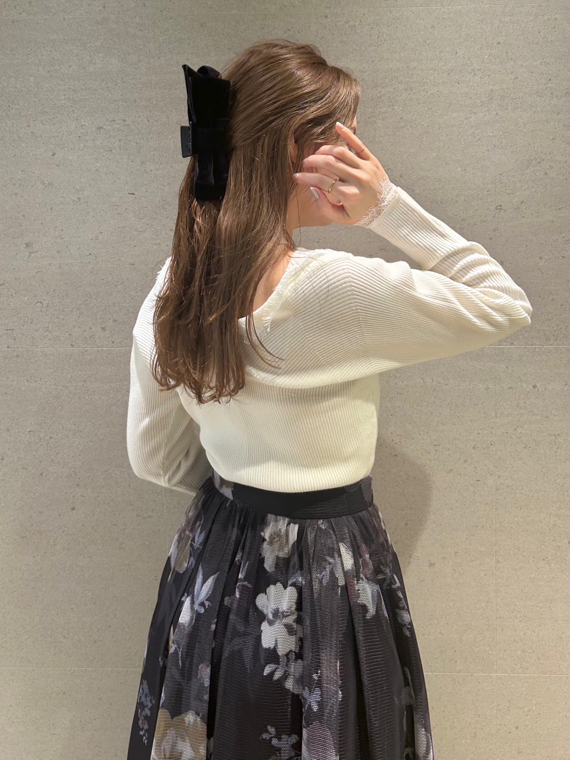 レーストリムニットプルオーバー(ニットプルオーバー)｜TOPS（トップス