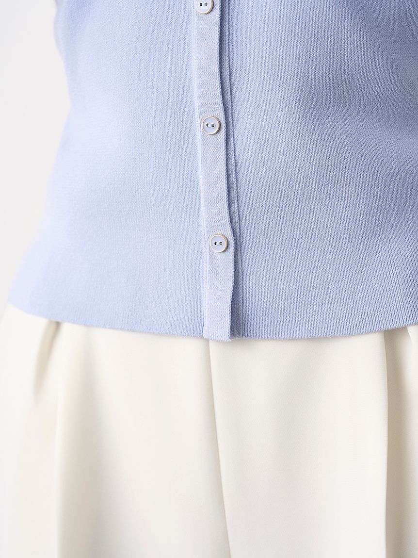 HANAE MORI×CELFORDコラボ】 ハートネックリブニットプルオーバー