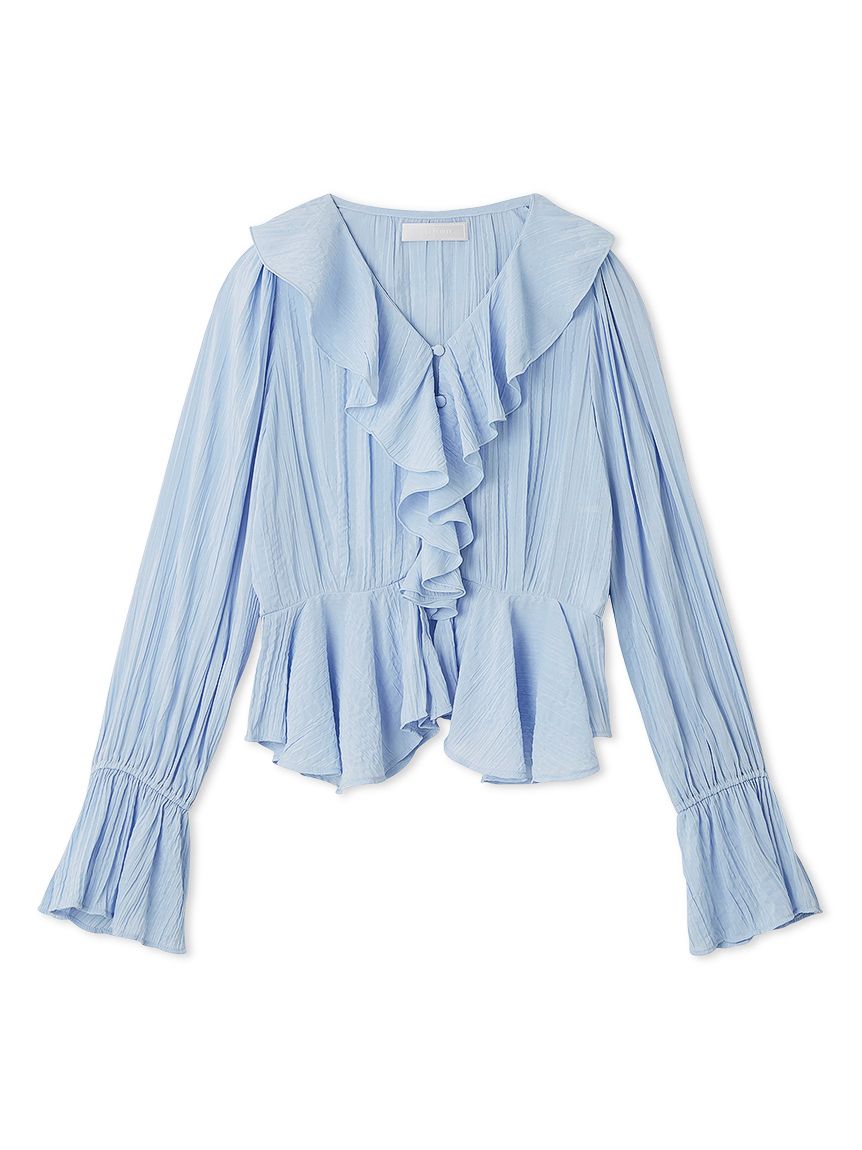 フリルペプラムブラウス(ブラウス・シャツ)｜TOPS（トップス