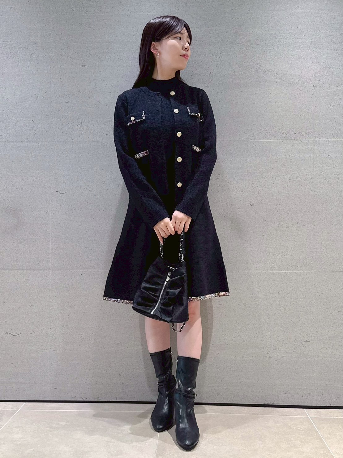 チェーンショルダーフリルサック(ハンドバッグ)｜BAGS（バッグ