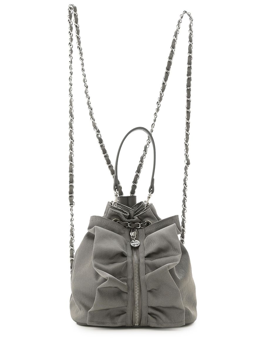 チェーンショルダーフリルサック(ハンドバッグ)｜BAGS（バッグ