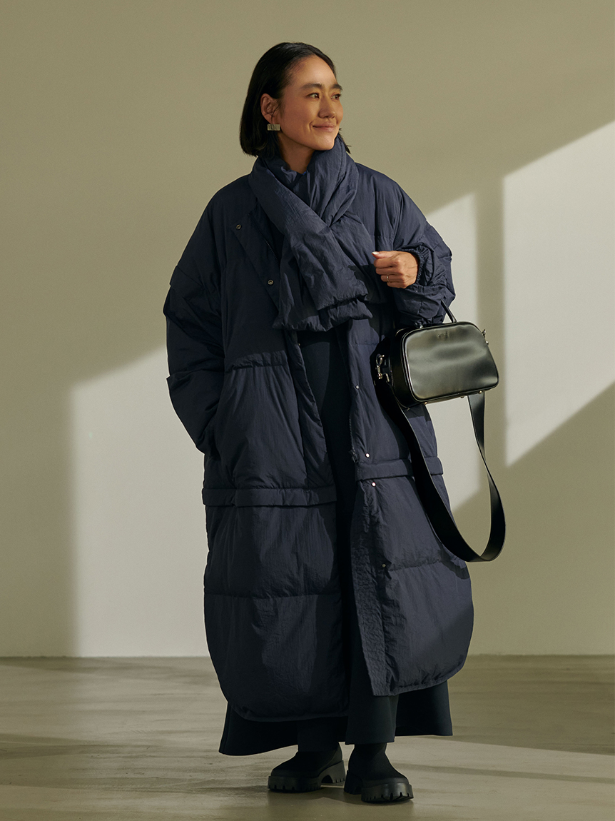 金子綾 for emmi】ecoマルチウェイダウンコート(コート)｜アウター