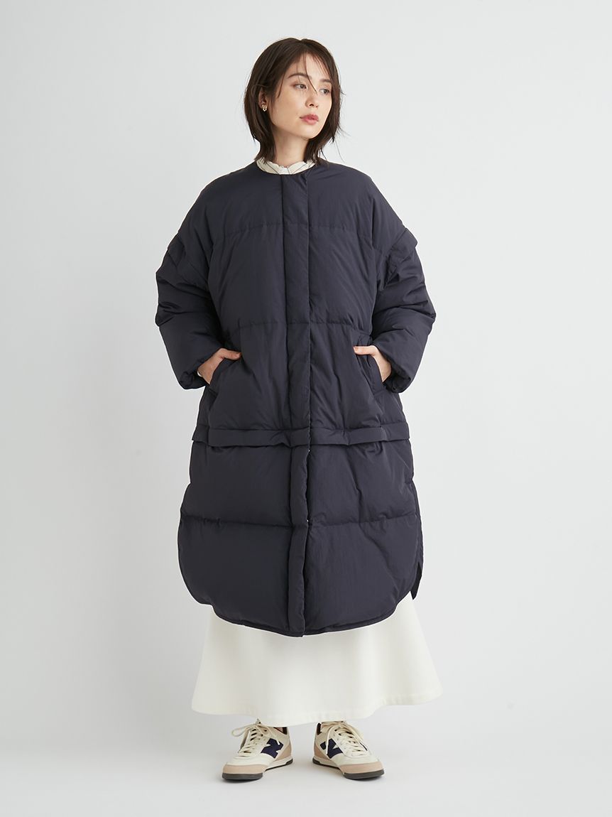 金子綾 for emmi】ecoマルチウェイダウンコート(コート)｜アウター
