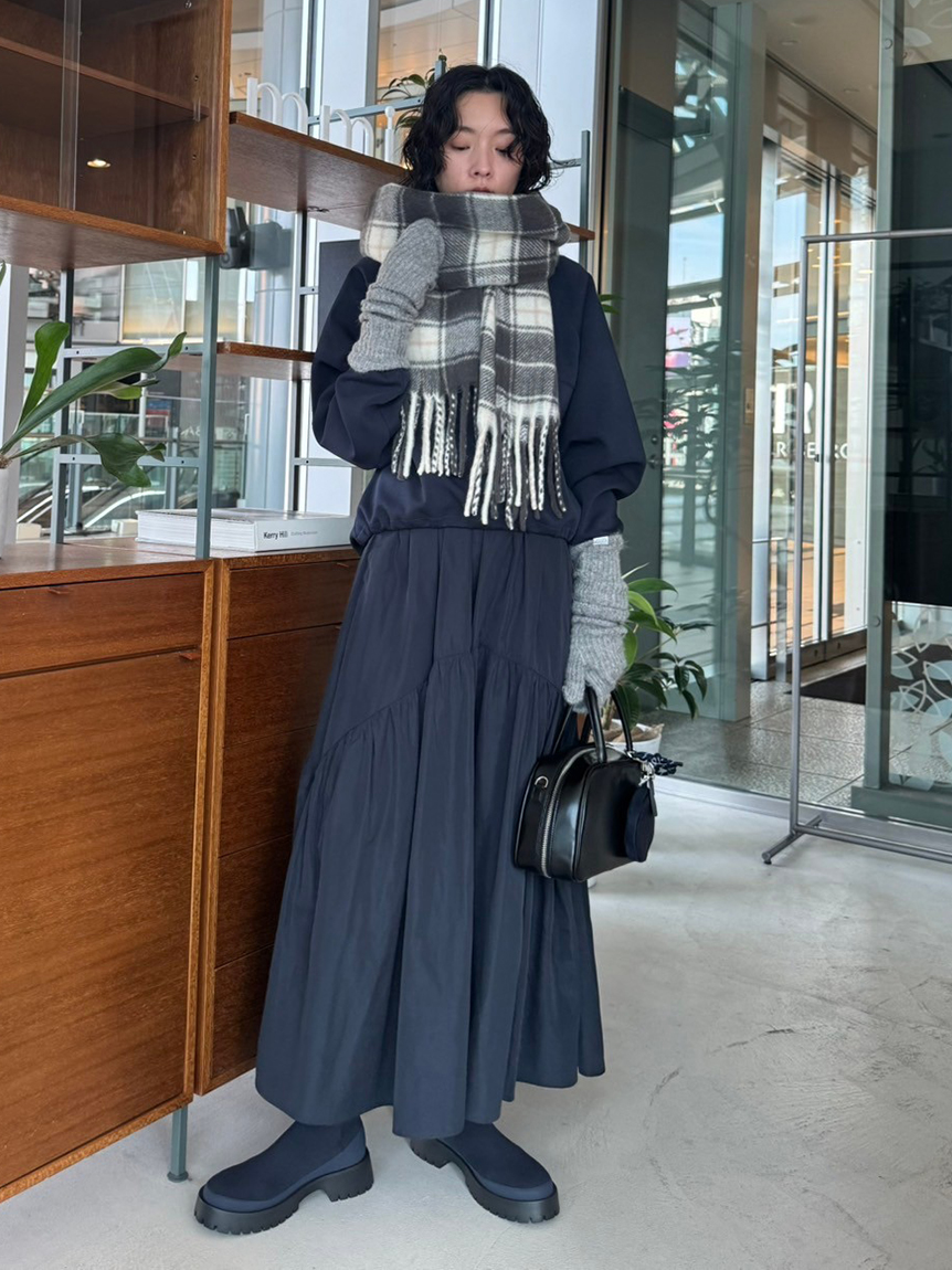 ラグラントップス×ボリュームスカートセット(セットアップ