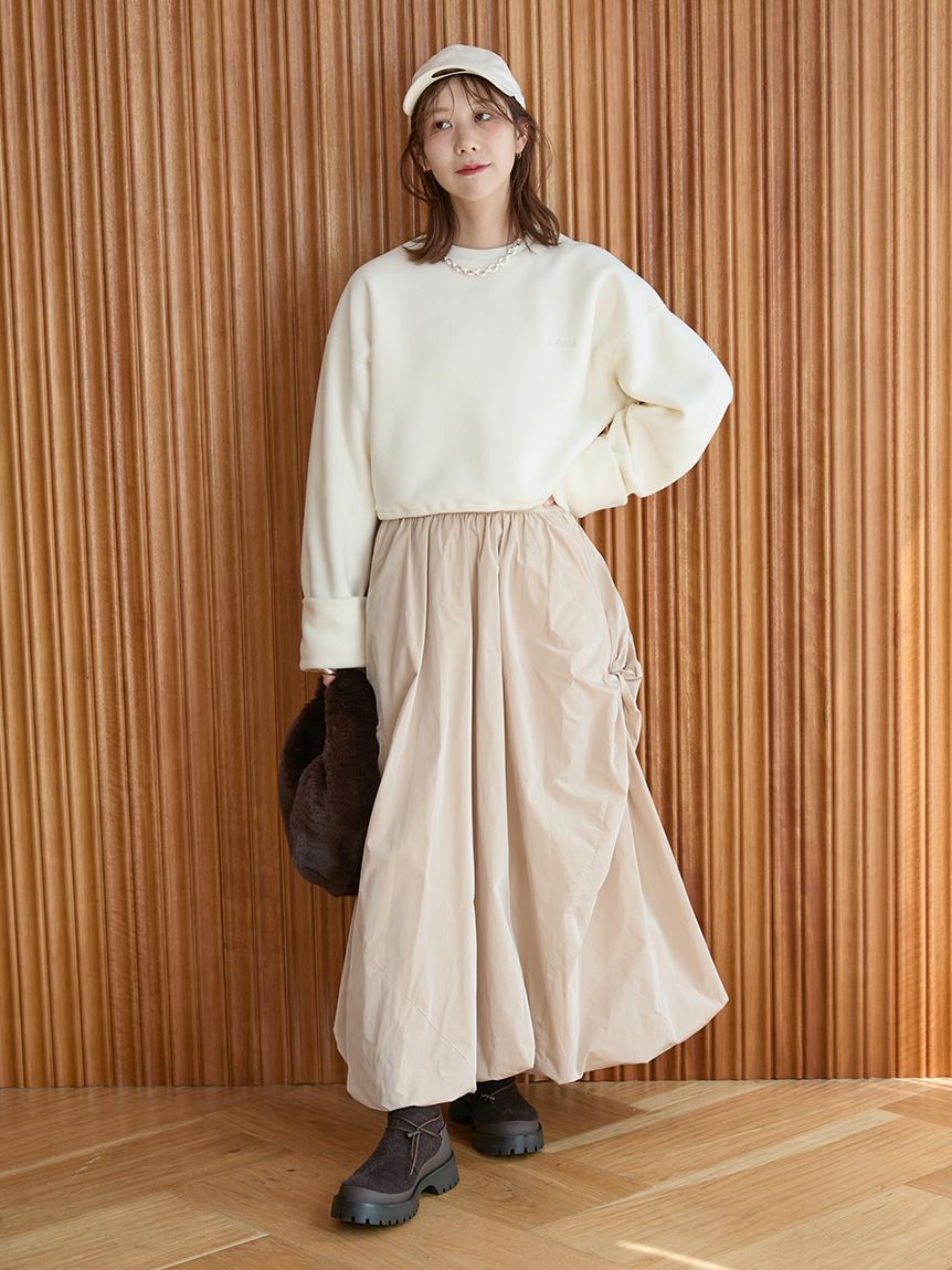 ONLINE限定カラー】ツイストバルーンスカート(ロングスカート