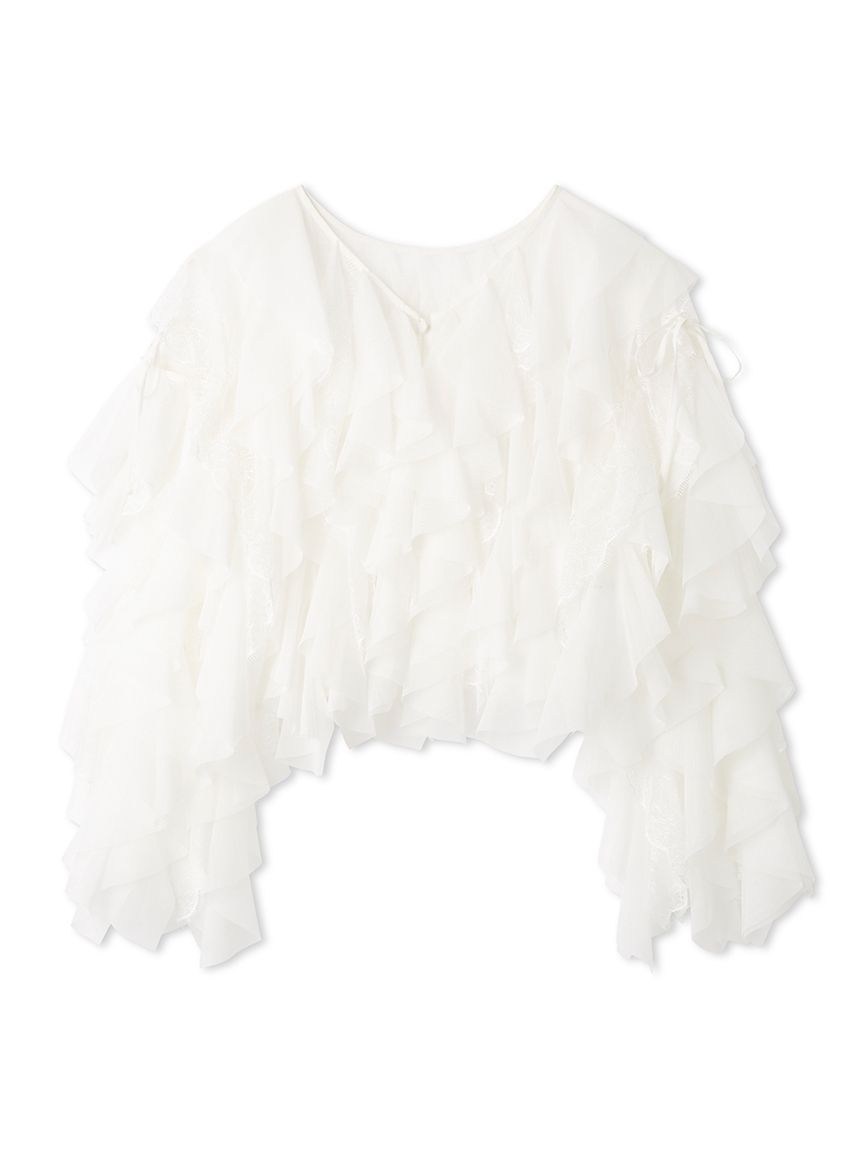 Multi wayチュールフリルブラウス(ブラウス)｜トップス｜FRAY I.D