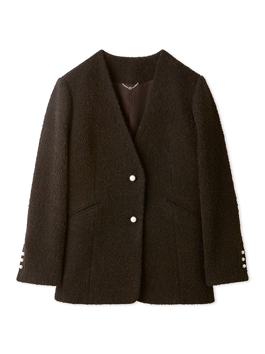 GIOLICA ノーカラージャケット(ノーカラージャケット)｜アウター｜FRAY