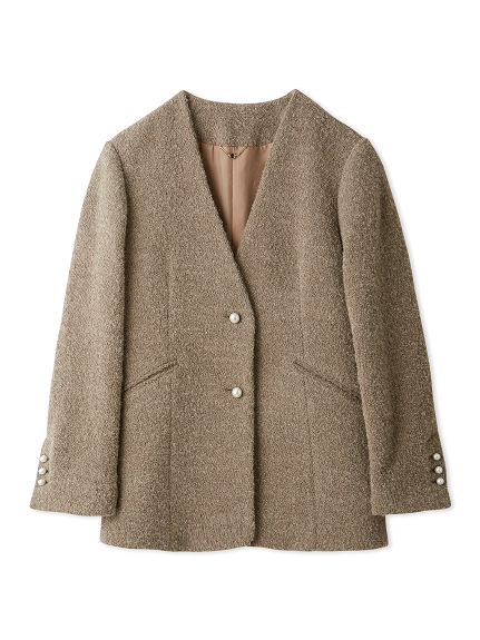 GIOLICA ノーカラージャケット(ノーカラージャケット)｜アウター｜FRAY