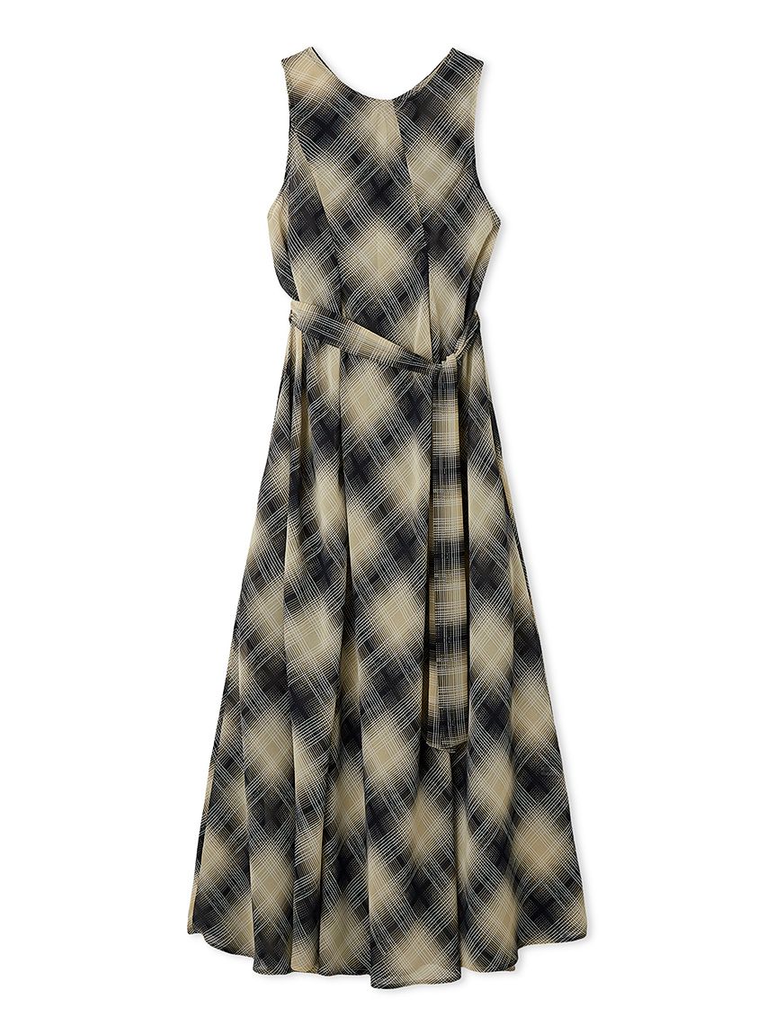 セミシアークリアラインワンピース(マキシ・ロングワンピース