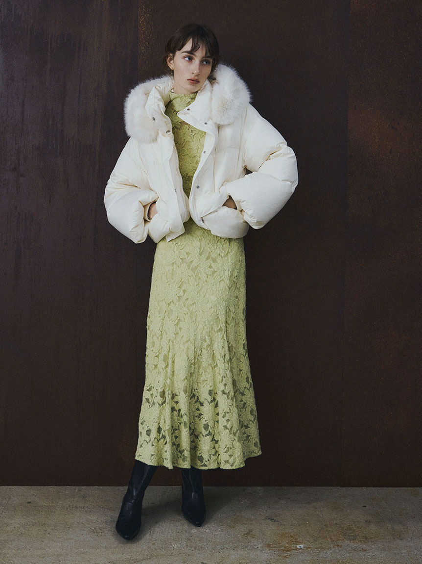 フードファーショートダウンコート(ダウン)｜アウター｜FRAY I.D