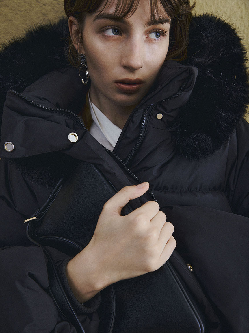 フードファーショートダウンコート(ダウン)｜アウター｜FRAY I.D