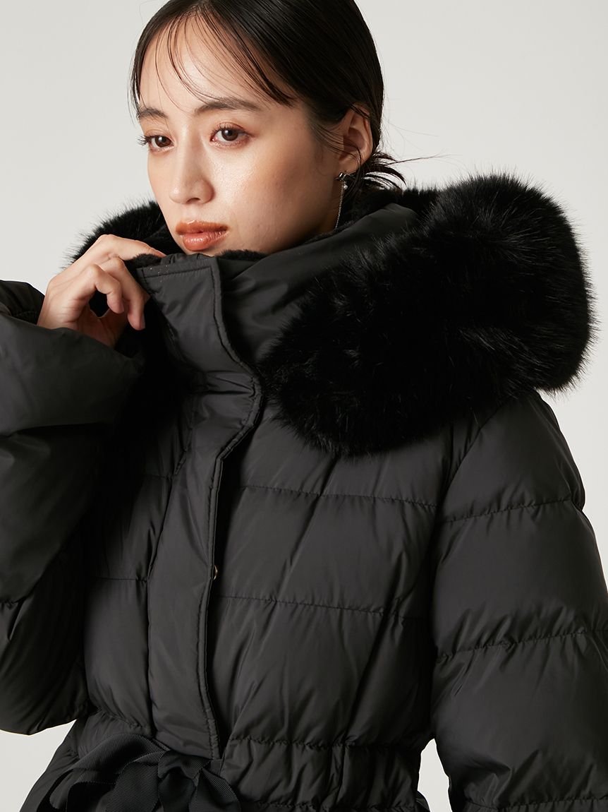 フードファーロングダウンコート(ダウン)｜アウター｜FRAY I.D（フレイ