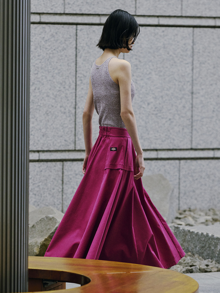 FRAY I.D｜Dickies】チノフレアスカート(ロングスカート)｜スカート