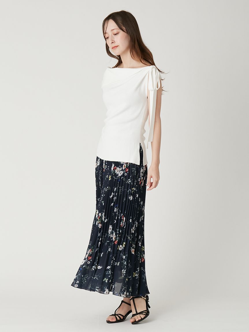 フラワープリントプリーツスカート(ロングスカート)｜スカート｜FRAY