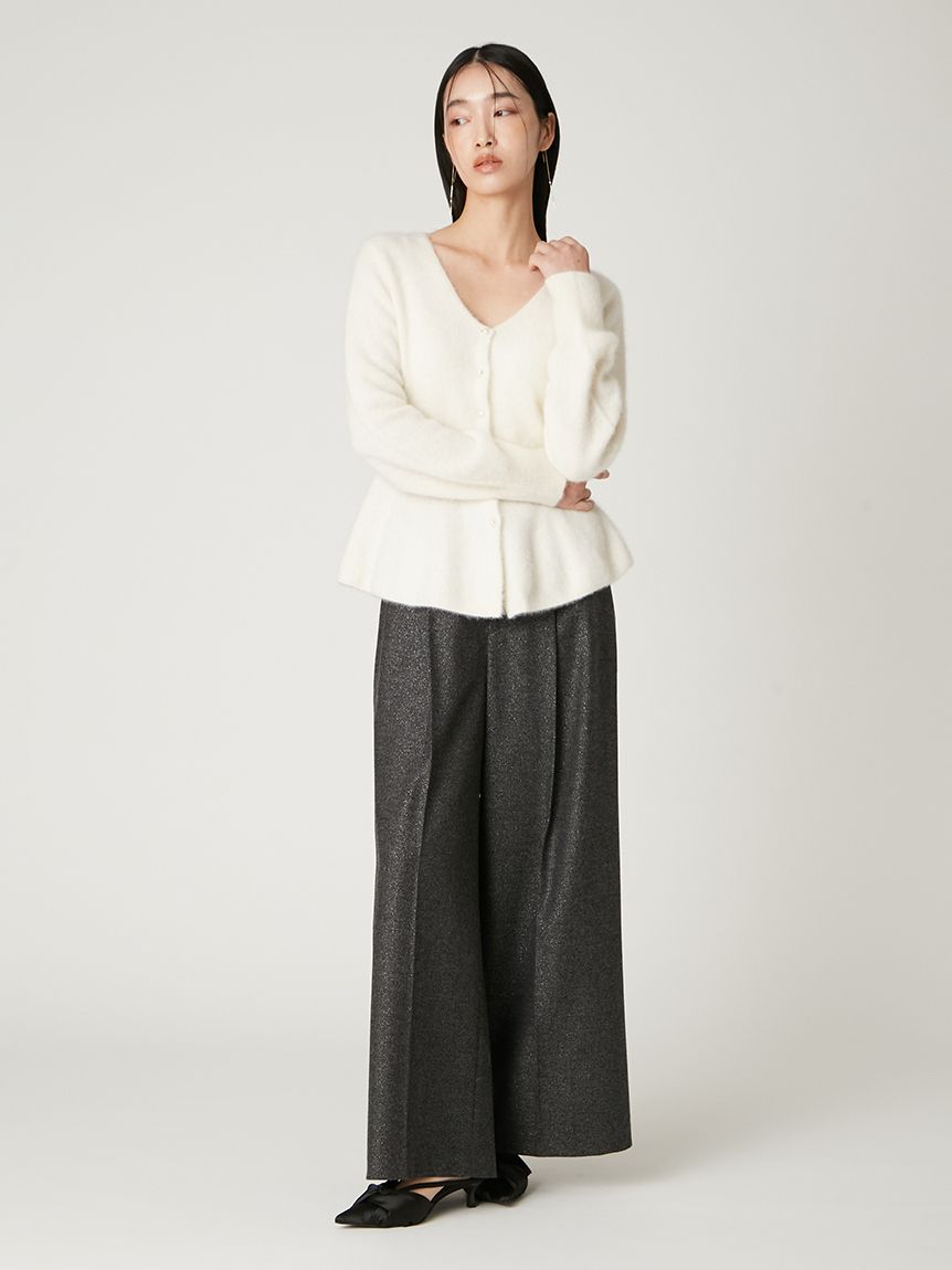 フォックスカシミアペプラムカーディガン(ニット)｜トップス｜FRAY I.D