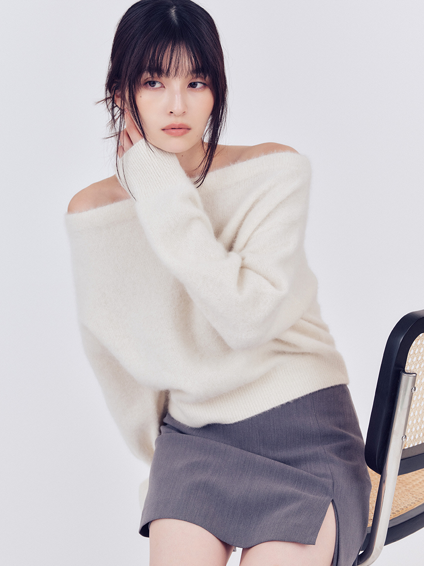 フォックスカシミアオフショルニットトップス(ニット)｜トップス｜FRAY
