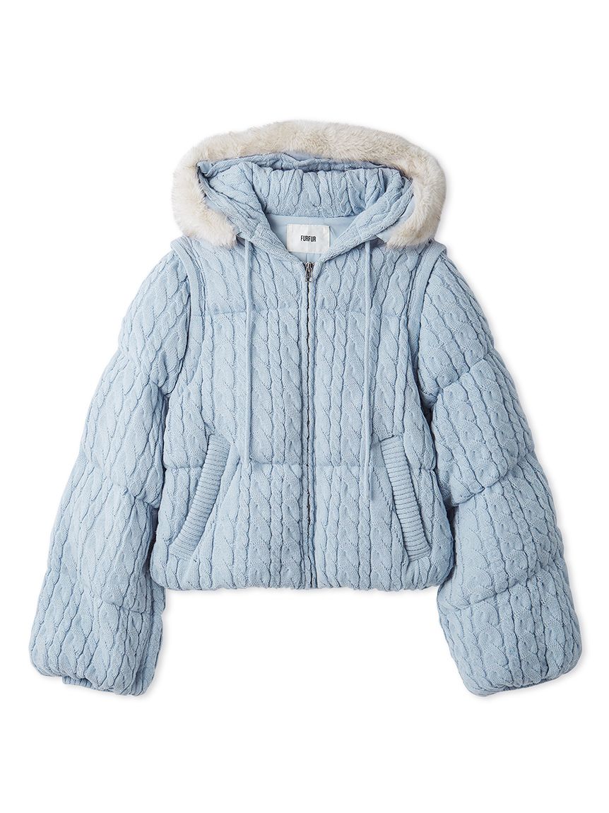 オフィシャルサイト限定カラー】4WAYニットパディングジャケット