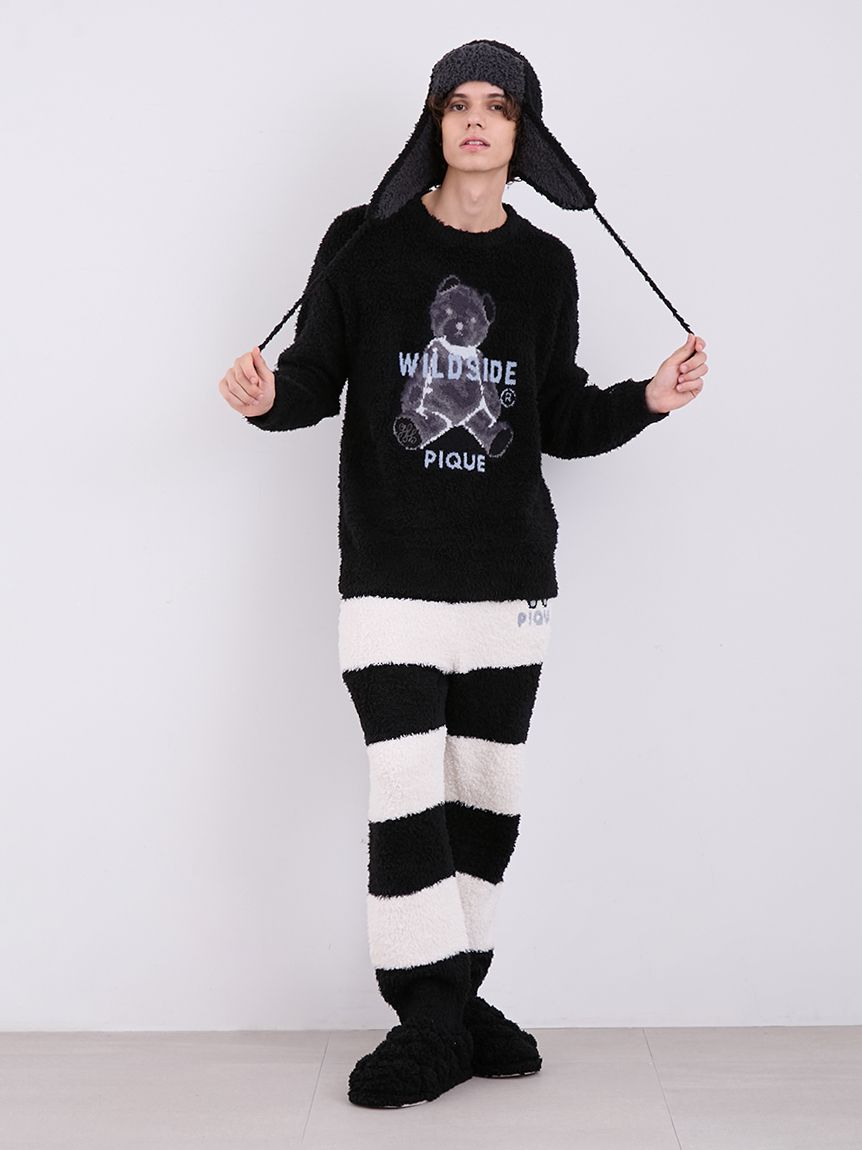 WILDSIDE】【UNISEX】ジェラートベアジャガードプルオーバー｜ルーム