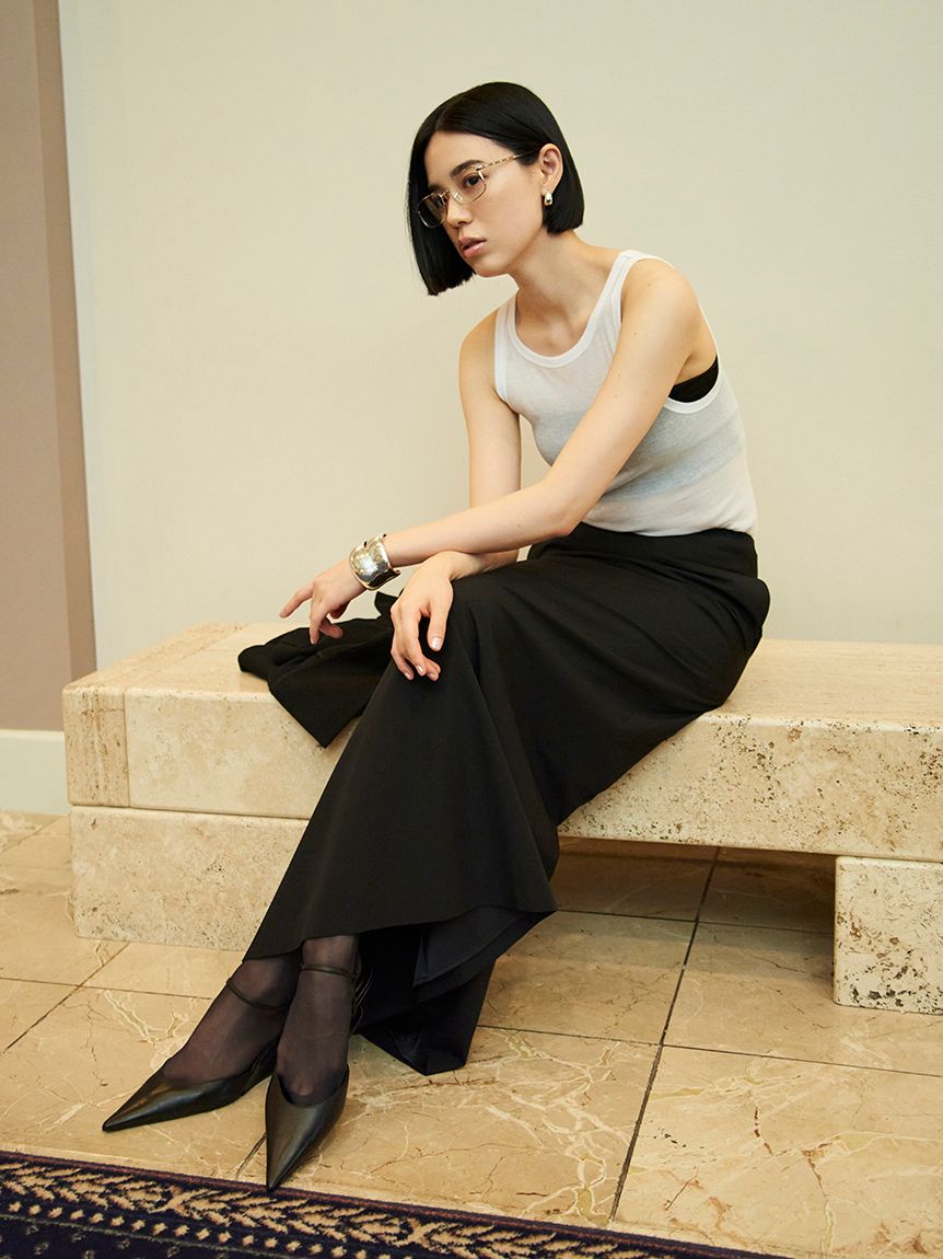 サテンベアトップ(キャミソール)｜トップス｜MIESROHE（ミースロエ