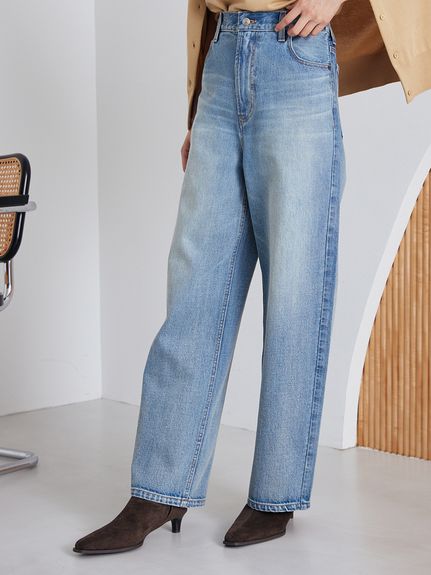 ハイライズルーズフィットバギーデニム(デニムパンツ)｜パンツ｜Mila