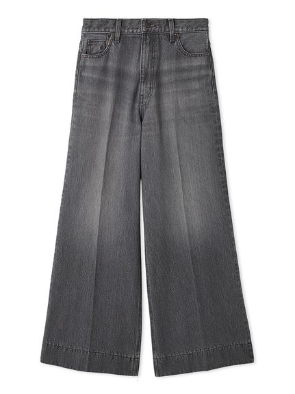 ヘムデザインセミフレアデニムパンツ(デニムパンツ)｜パンツ｜Mila