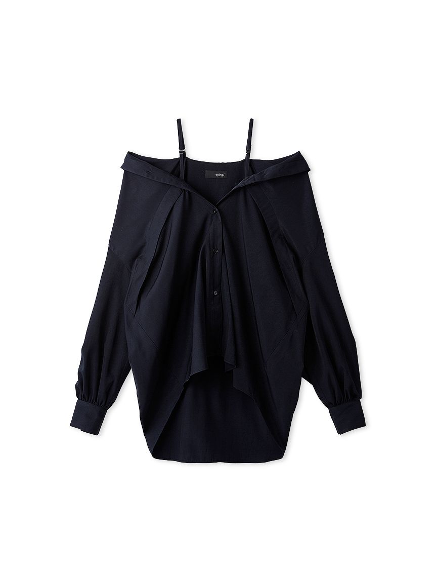 オフショルダー2WAYシャツ(シャツ/ブラウス)｜トップス│styling