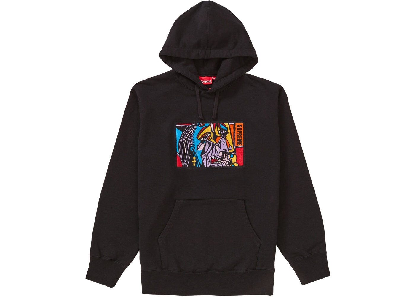 Supreme Chainstitch Hooded Sweatshirt Black Fall/Winter 2018
