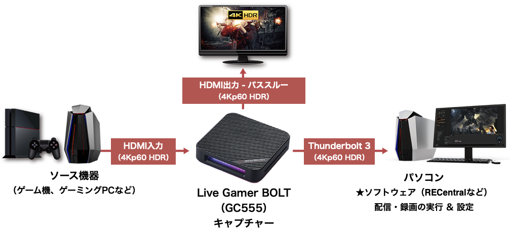 Live Gamer BOLT（GC555） | AVerMedia