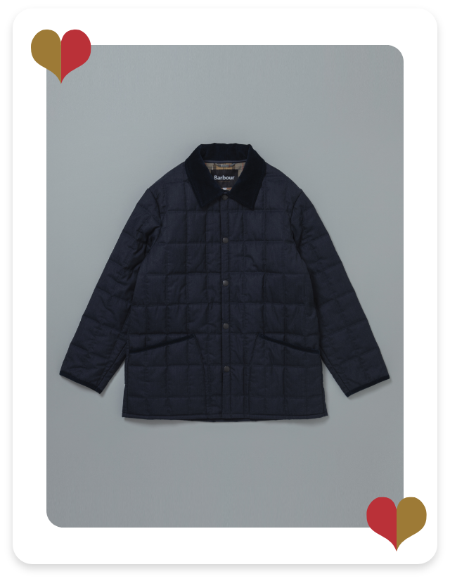 for MEN タイムレスなキルティングジャケット