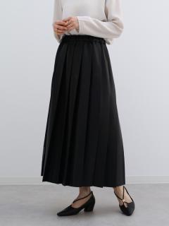 レザーライクドッキングスカート - Aga Black - Aga｜YAMADAYA STORE